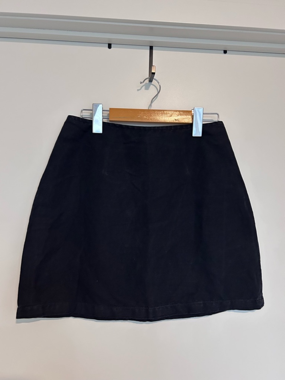 ARMANI JEANS black mini skirt